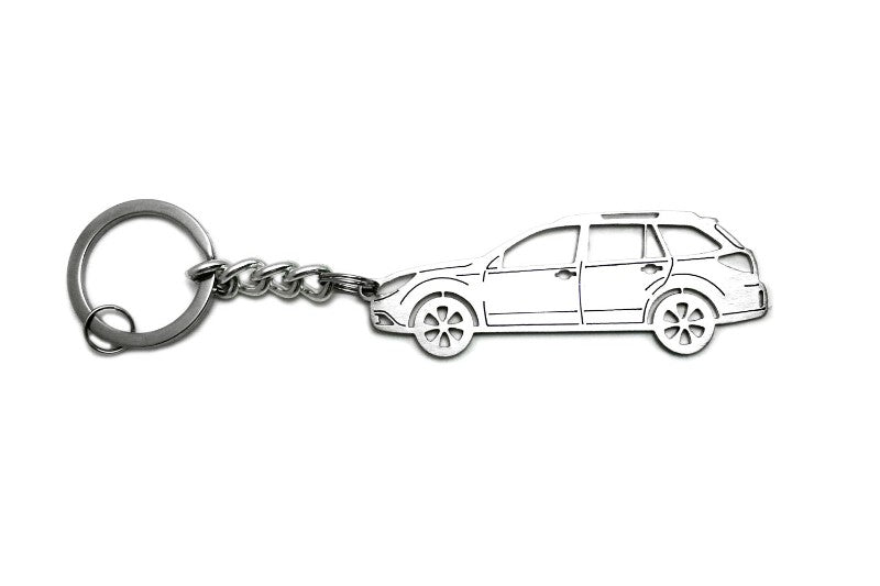 Car Keychain for Subaru Outback IV (type STEEL) – decoinfabric