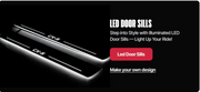 Illuminated LED Door Sill Tread Plates