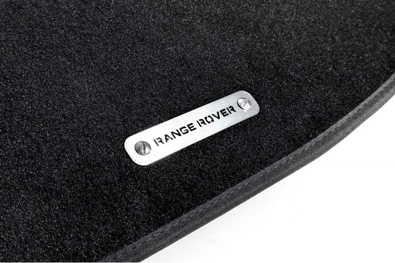 Stainless Steel Floor Mats Emblems Set Badges with Range Rover Logo Car Mats Badges Decoin