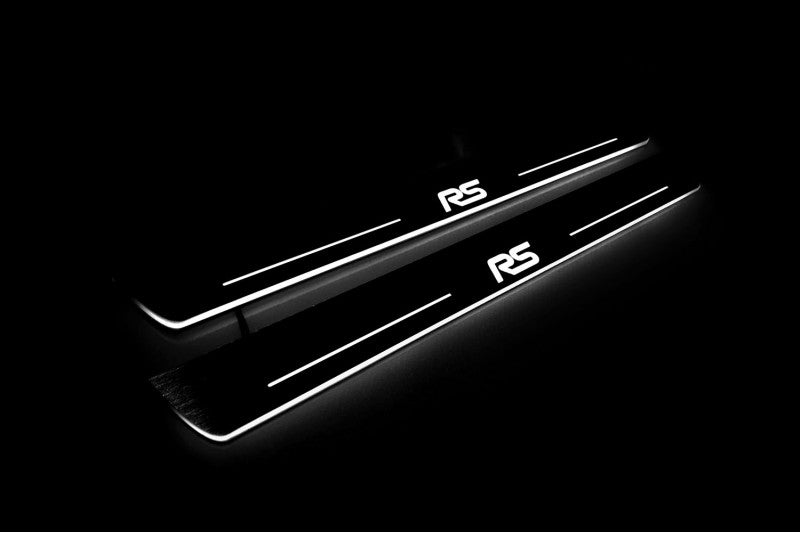 Ford Focus III 2011-2018 Led Door Sills With Logo RS Ford Led Door Sills opdesign