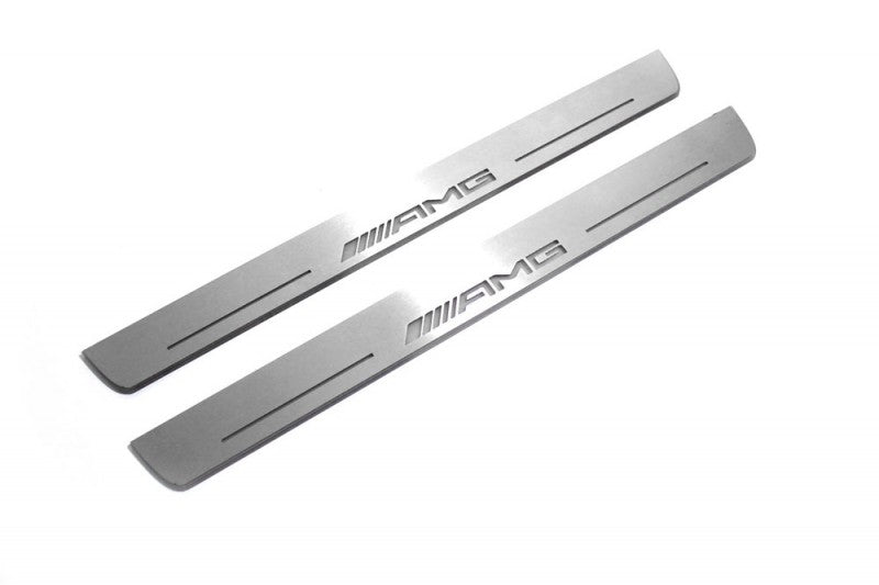Mercedes GLS I 2015-2019 Led Door Sills With Logo AMG