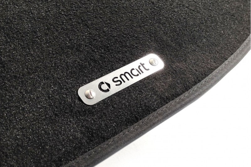 Stainless Steel Floor Mats Emblems Set Badges with Smart Logo Car Mats Badges Decoin