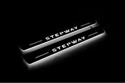 Dacia Sandero Stepway II 2013+ Car Door Sill With Logo Stepway Dacia Led Door Sills opdesign