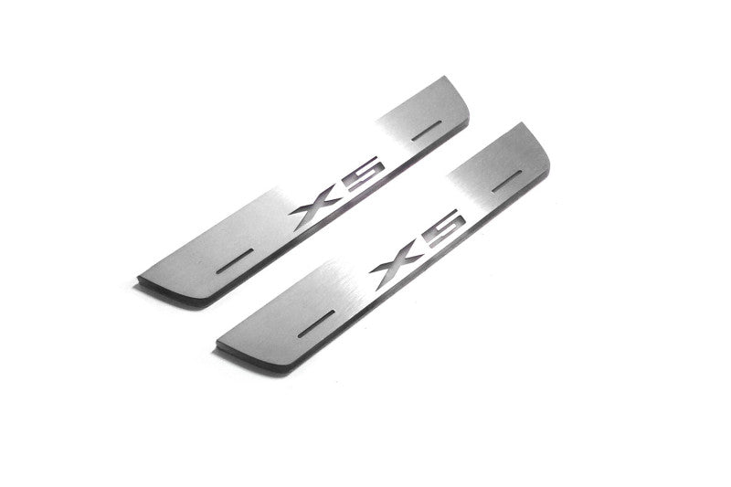 BMW X5 G05 2019+ Led Sill Plates With X5 Logo BMW Led Door Sills opdesign