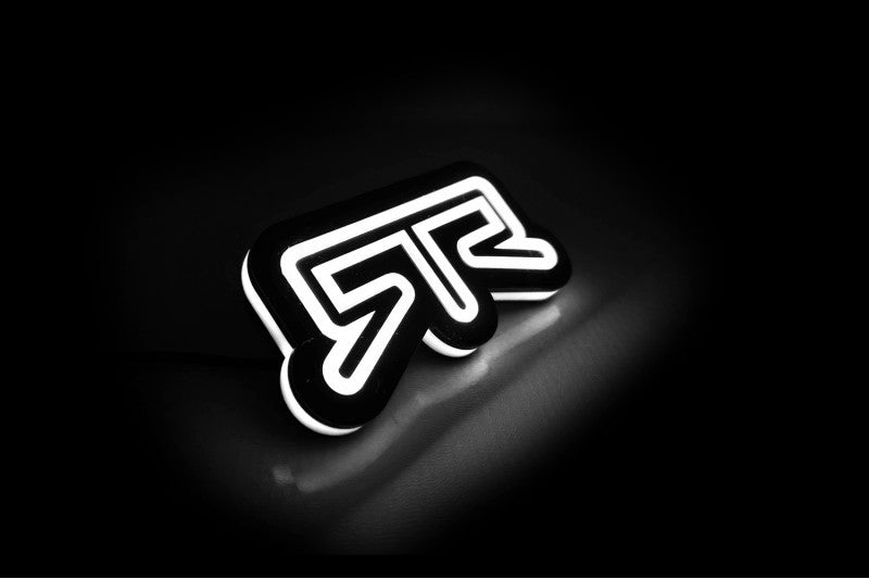 Ford Illuminated LED Radiator Grille Emblems and Badges with RTR (type 2) logo Ford Led Emblems decoinfabric
