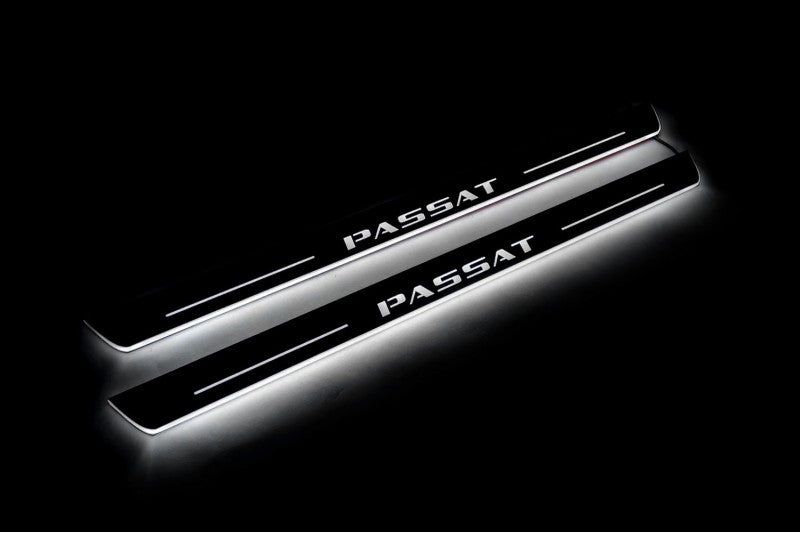 Volkswagen Passat B8 2015-2023 Car Door Sill With Logo Passat (type 1) Volkswagen Led Door Sills opdesign