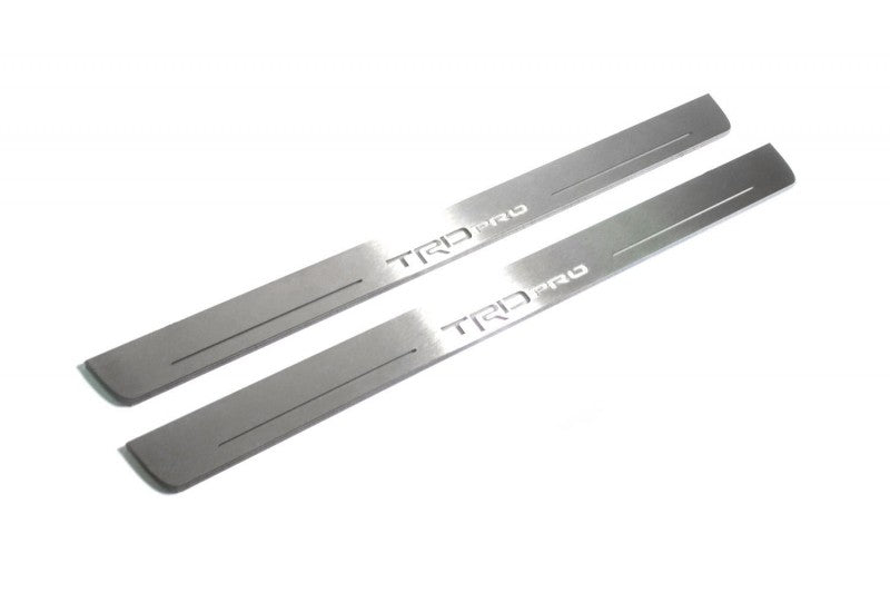 Toyota Tundra II 2007-2013 Led Door Sills With Logo TRDpro