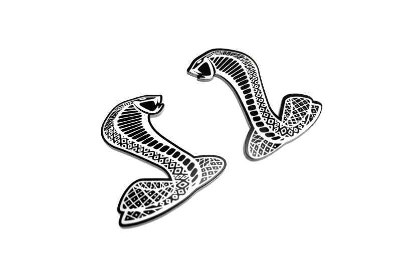 Ford Emblem & Badges set with Mustang Snake logo