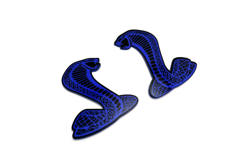 Ford emblem for fenders with Mustang Snake logo