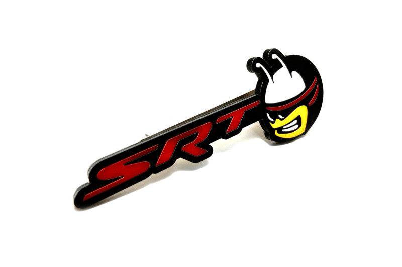 Dodge Radiator grille emblem with SRT Scatpack logo Dodge emblems decoinfabric