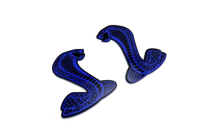 Ford emblem for fenders with Mustang Snake logo Ford emblems decoinfabric