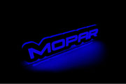 Dodge Illuminated LED Radiator Grille Emblems and Badges with Mopar (type 1) logo Dodge Led emblems decoinfabric