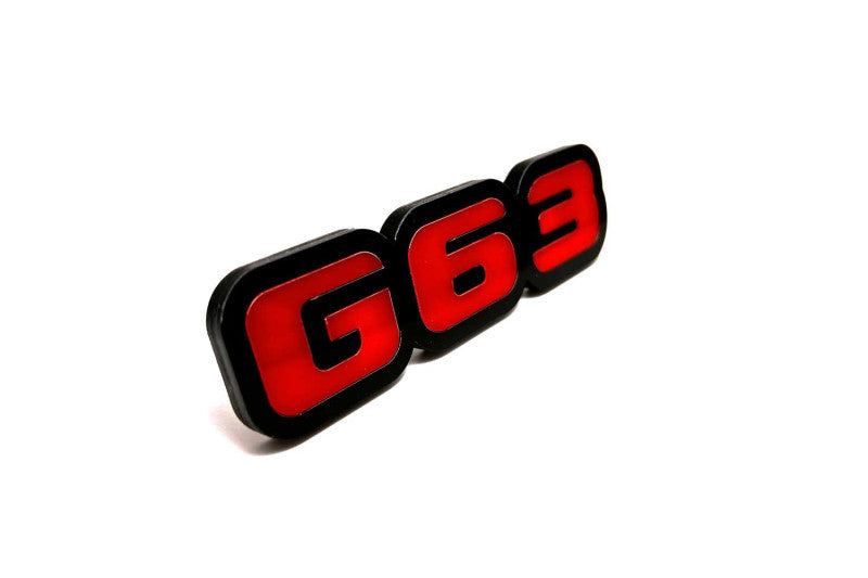 Mercedes G-Class Radiator grille emblem with G63 logo Mercedes emblems decoinfabric