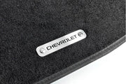 Stainless Steel Floor Mats Emblems Set Badges with Chevrolet Logo Car Mats Badges Decoin
