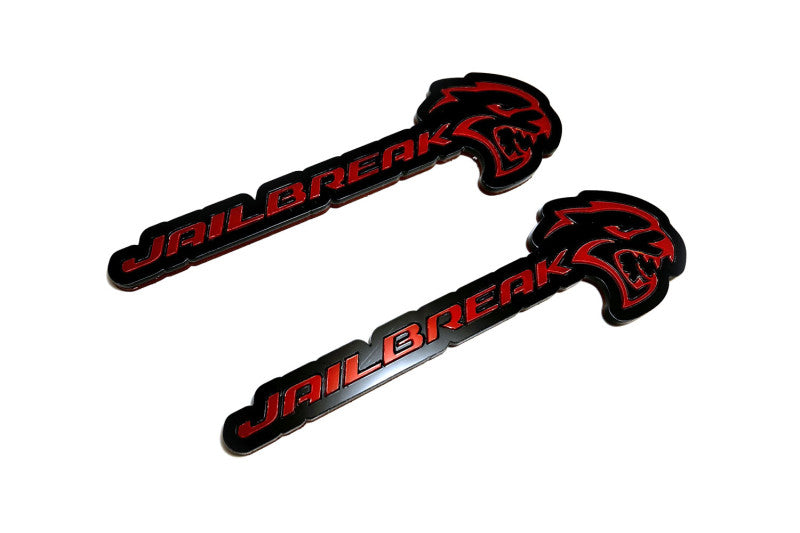 DODGE emblem for fenders with Jailbreak + Hellcat logo Dodge emblems decoinfabric