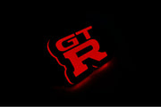 Nissan Illuminated LED Radiator Grille Emblems and Badges with GT-R (type 2) logo Nissan Led Emblems decoinfabric