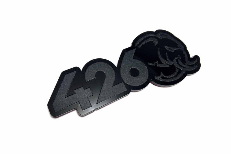 Dodge tailgate trunk rear emblem with 426 Hellephant logo Dodge emblems decoinfabric