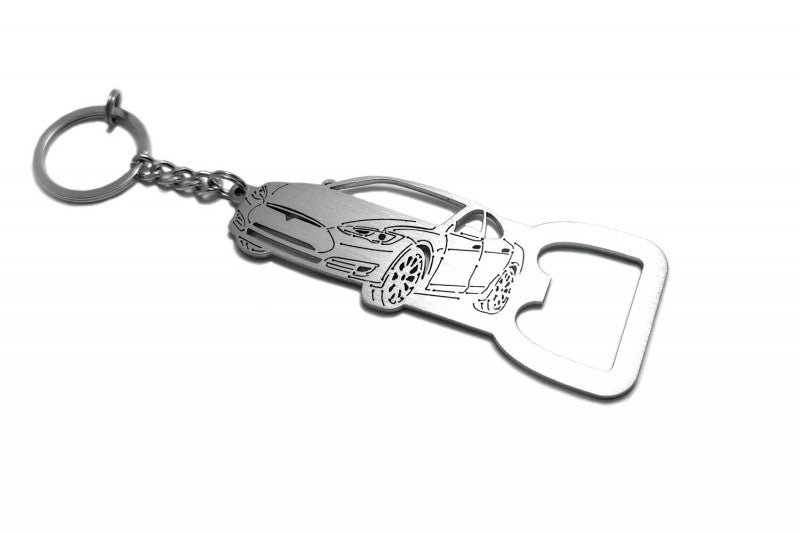 Keychain Bottle Opener for Tesla Model S 2012+ Keychains opdesign