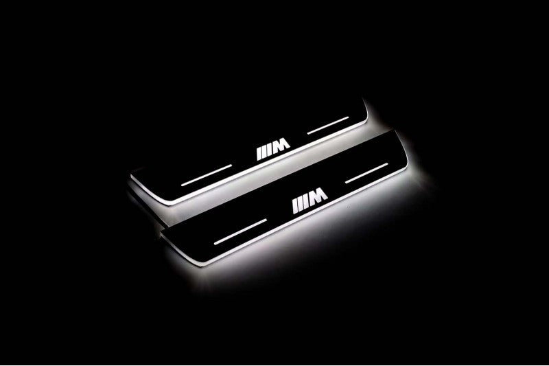 BMW X5 G05 2019+ Led Sill Plates With M Perfomance Logo BMW Led Door Sills opdesign