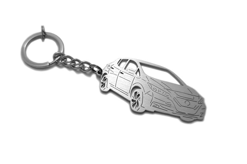 Car Keychain for Nissan Leaf II 2017+ (type 3D)