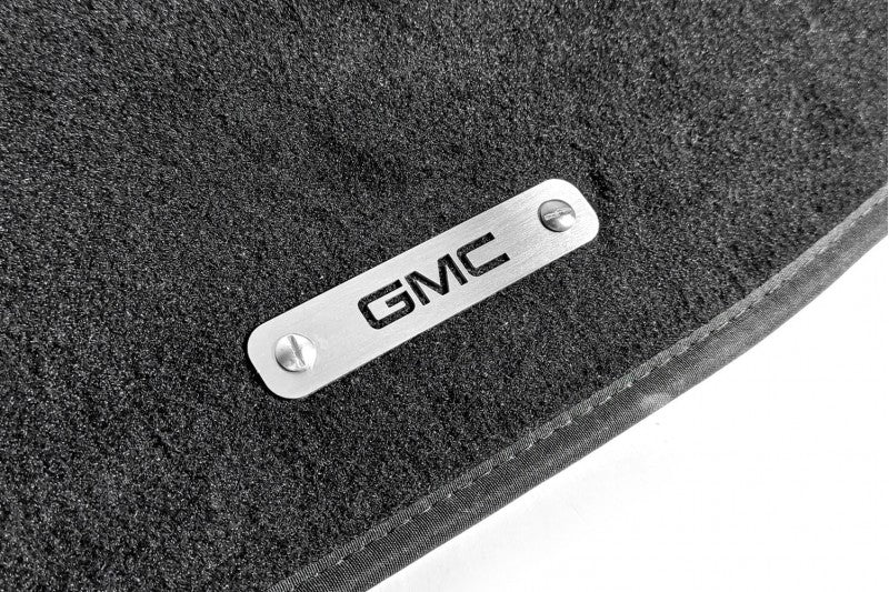 Stainless Steel Floor Mats Emblems Set Badges with GMC Logo Car Mats Badges Decoin