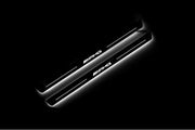 Mercedes C W205 Coupe 2014-2021 Door Sill Led Plate With AMG Logo Mercedes Led Door Sills opdesign