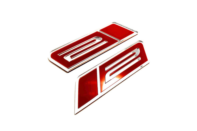 Ford Mustang emblem for fenders with Roush Stage 2 logo Ford emblems decoinfabric