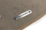 Stainless Steel Floor Mats Emblems Set Badges with Citroen Logo Car Mats Badges Decoin