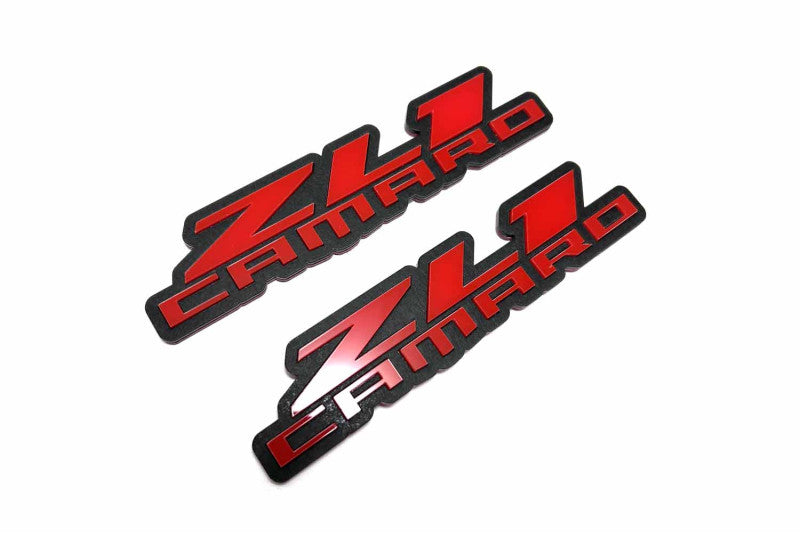Chevrolet Camaro emblem for fenders with ZL1 Camaro logo Fender decoinfabric