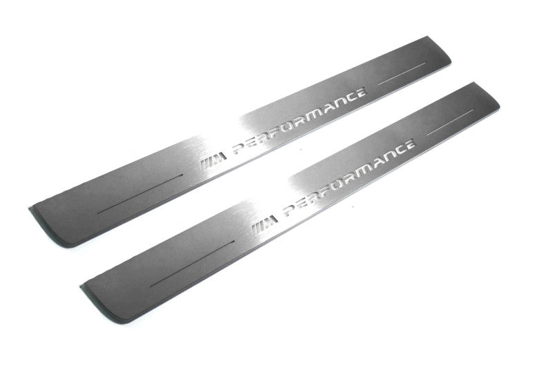 BMW 3 F30 2012-2018 Led Door Sill with M Performance Logo BMW Led Door Sills opdesign