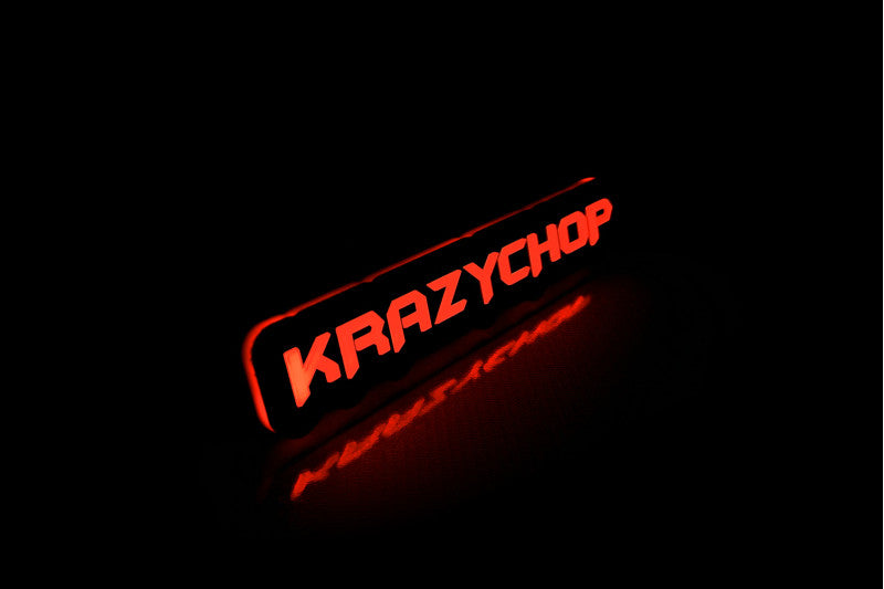 Custom Illuminated LED Radiator Grille Emblems and Badges with your design Custom Led Emblems decoinfabric