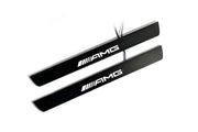 Mercedes GLE I 2015-2019 Led Door Sill Pro With Logo AMG (Premium Painting) Mercedes Led Door Sills PRO opdesign