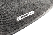 Stainless Steel Floor Mats Emblems Set Badges with Mercedes AMG Logo Car Mats Badges Decoin
