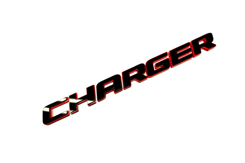 Dodge tailgate trunk rear 3D emblem with Charger logo (type MIXT) Dodge emblems decoinfabric