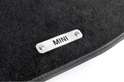 Stainless Steel Floor Mats Emblems Set Badges with Mini Logo Car Mats Badges Decoin