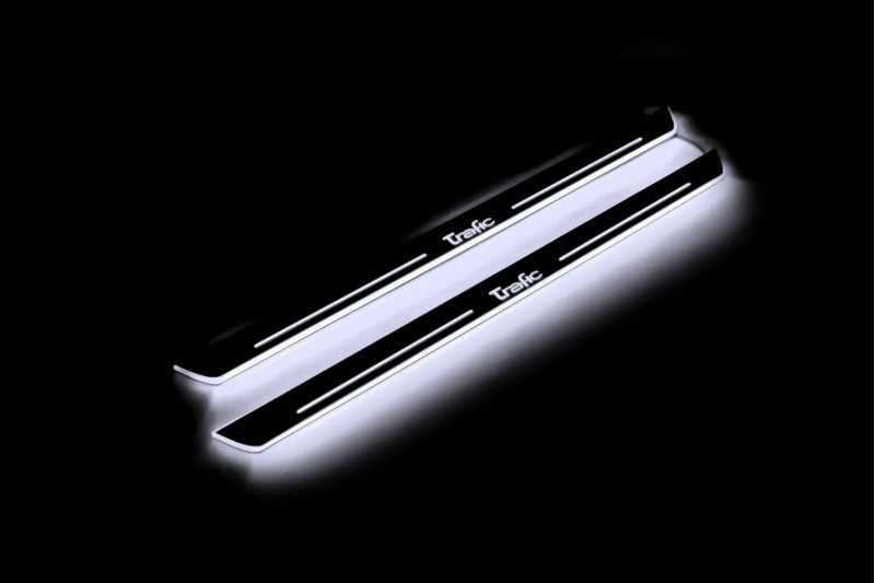 Renault Trafic II 2001-2014 LED Door Sills PRO With Logo Trafic