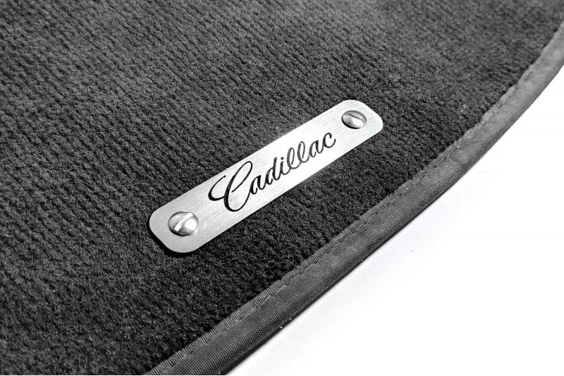 Stainless Steel Floor Mats Emblems Set Badges with Cadillac Logo Car Mats Badges Decoin