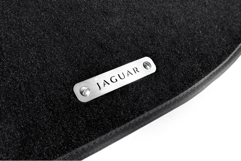 Stainless Steel Floor Mats Emblems Set Badges with Jaguar Logo Car Mats Badges Decoin