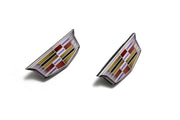 Colored Floor Mat Emblems for Cadillac – Add a Touch of Personality Car Mats Badges Decoin