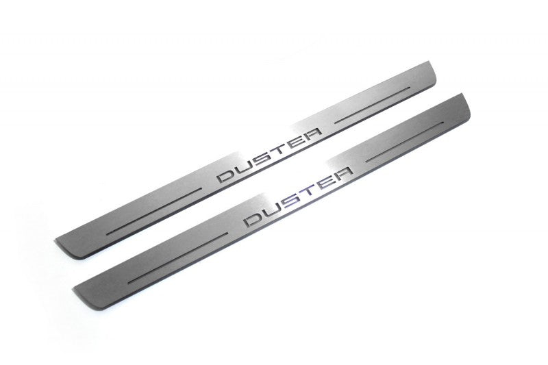 Dacia Duster I 2010-2017 Car Door Sill With Logo Duster Dacia Led Door Sills opdesign