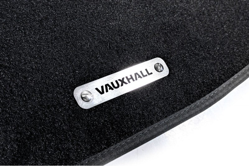 Stainless Steel Floor Mats Emblems Set Badges with Vauxhall Logo Car Mats Badges Decoin