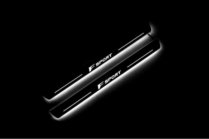 Lexus ES VII 2018+ Door Sill Protectors With Logo F Sport Lexus Led Door Sills opdesign
