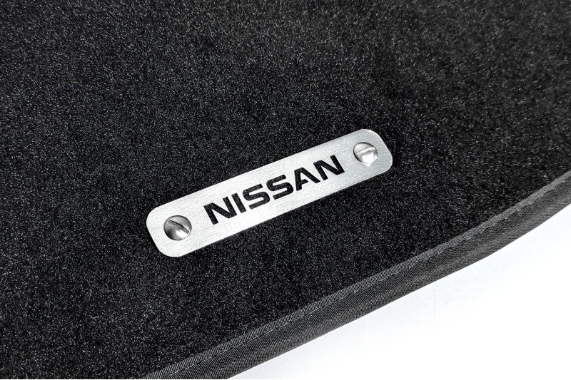Stainless Steel Floor Mats Emblems Set Badges with Nissan Logo Car Mats Badges Decoin