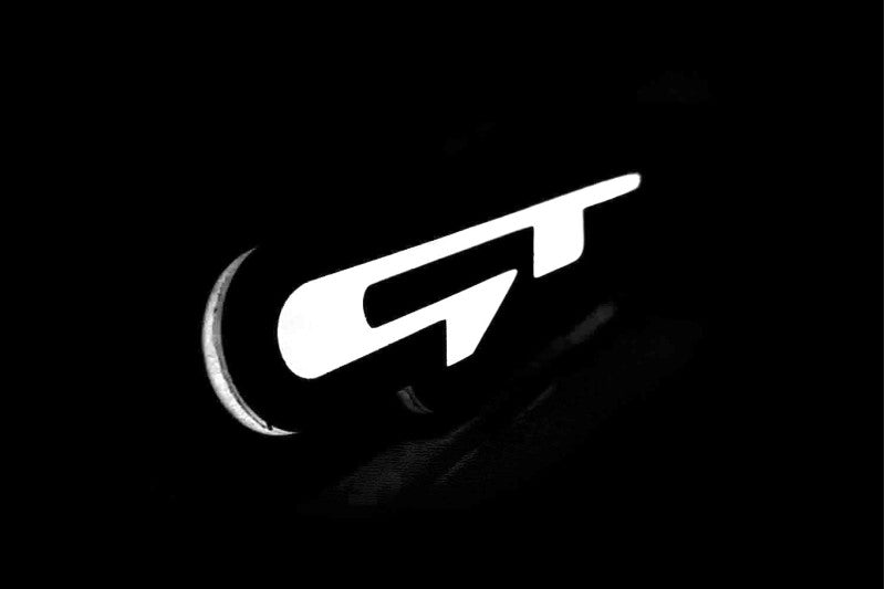 KIA Illuminated LED Radiator Grille Emblems and Badges with KIA GT logo KIA Led Emblems decoinfabric