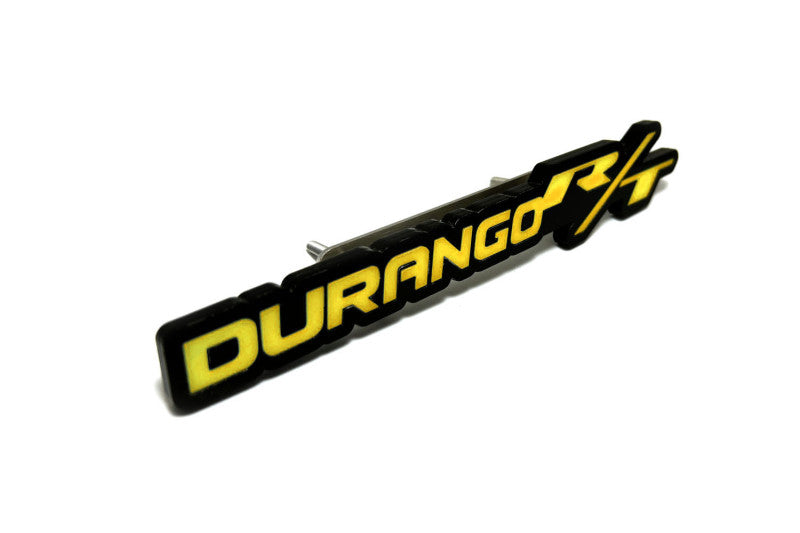 Dodge Radiator grille emblem with Durango R/T logo Dodge emblems decoinfabric
