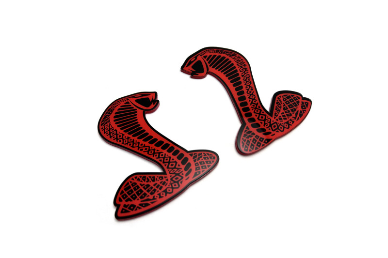 Ford emblem for fenders with Mustang Snake logo Ford emblems decoinfabric