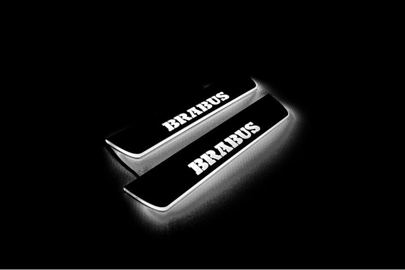 Mercedes S-Class W223 2020+ Auto Door Sill Plates With Logo Brabus