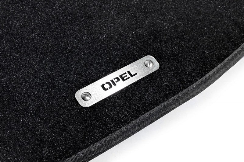 Stainless Steel Floor Mats Emblems Set Badges with Opel Logo Car Mats Badges Decoin