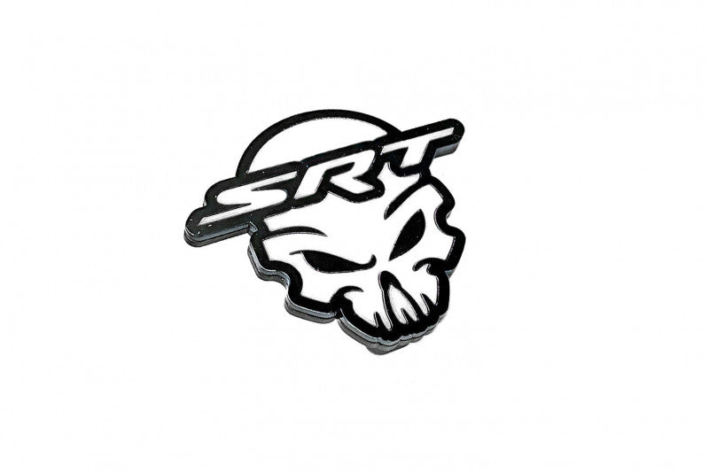 Jeep tailgate trunk rear emblem with SRT Skull logo Jeep emblems decoinfabric