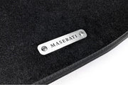 Stainless Steel Floor Mats Emblems Set Badges with Maserati Logo Car Mats Badges Decoin